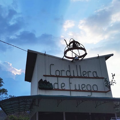 costa rica tarrazu coffee sign