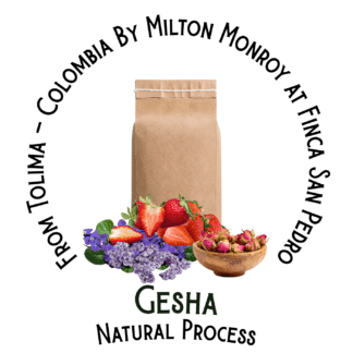 Colombia Geisha Coffee Milton Monroy