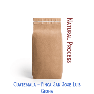 Guatemala Gesha Coffee in a bag