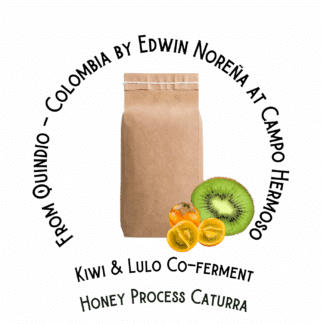 Co fermented coffee Kiwi & Lulo
